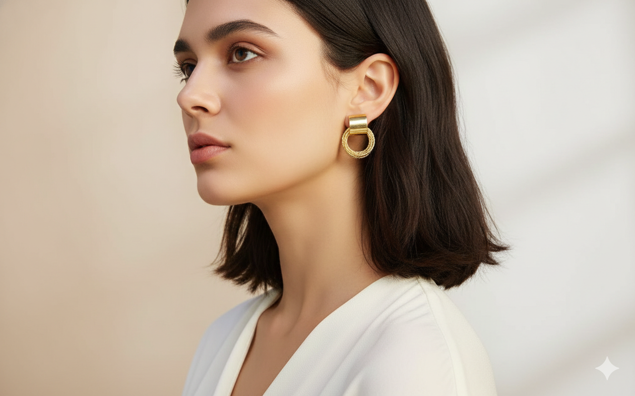 The Aurelia Mesh Hoops