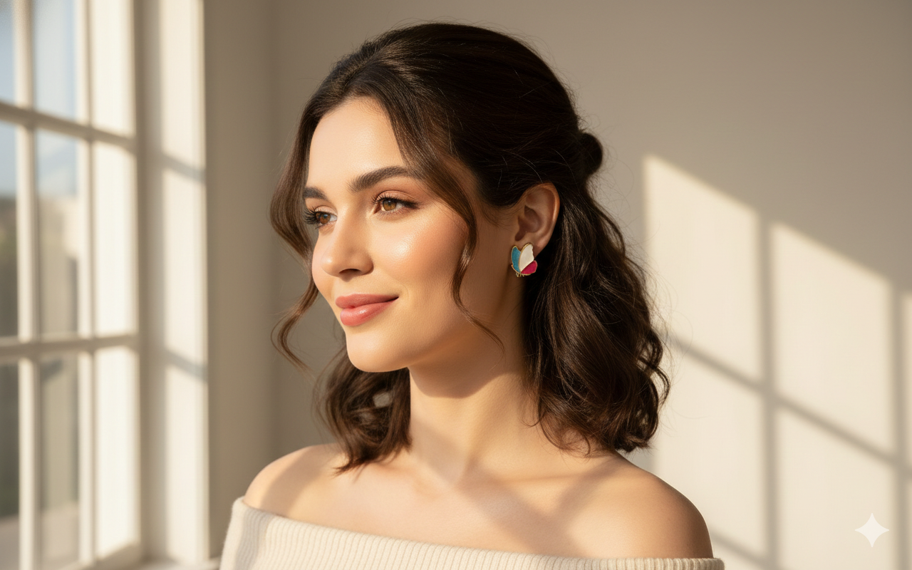 The Monarch Muse Enamel Studs